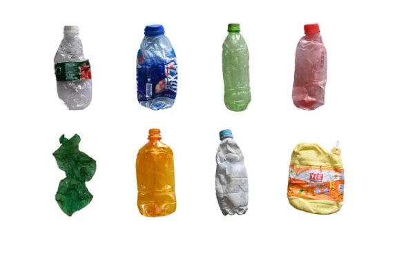 Машина для сортировки пластиковых бутылок в процессе переработки пластмасс